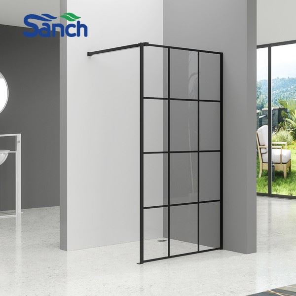 New Quadrant Pivot Shower Enclosure Glass Door Corner Entry Cubicle Without Tray