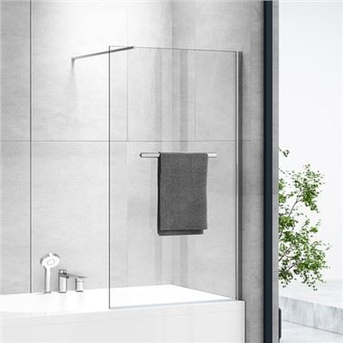 Fikseeritud ruudukujuline vanniekraan siini ja dušihoovaga